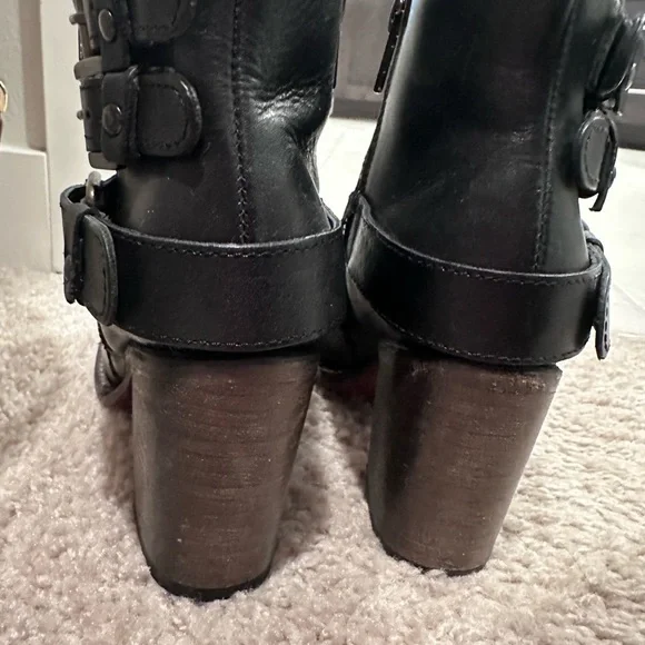 Women's Free Bird Black Ankle Boots size 6 - Picture 3 of 6